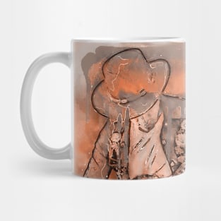 ILLUSTRATION BANJO Pop Art Mug